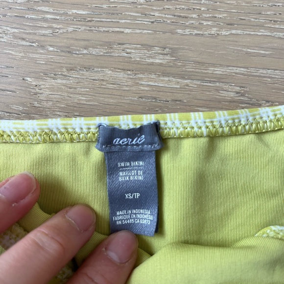 American Eagle Aerie Green Gingham - Picture 3 of 5